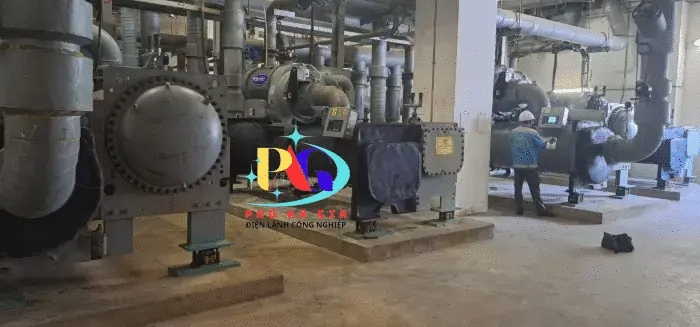 Kiểm tra sửa chữa hệ thống Water Chiller ly tâm